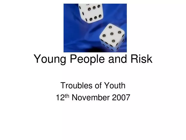 young people and risk