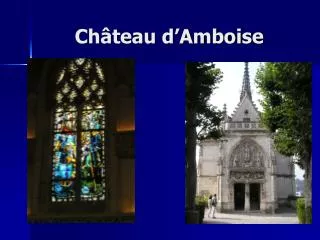 ch teau d amboise