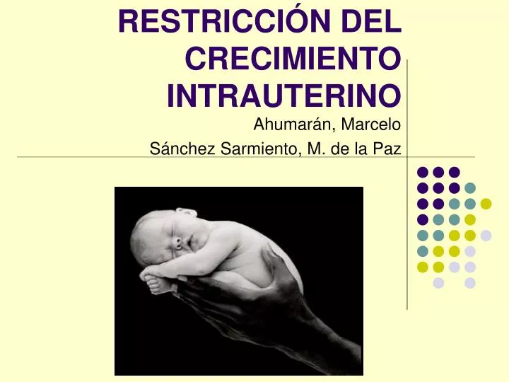 restricci n del crecimiento intrauterino