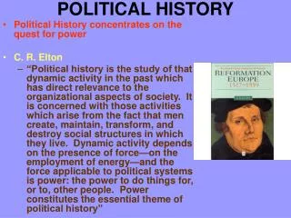 POLITICAL HISTORY