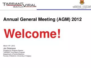 Annual General Meeting (AGM) 2012