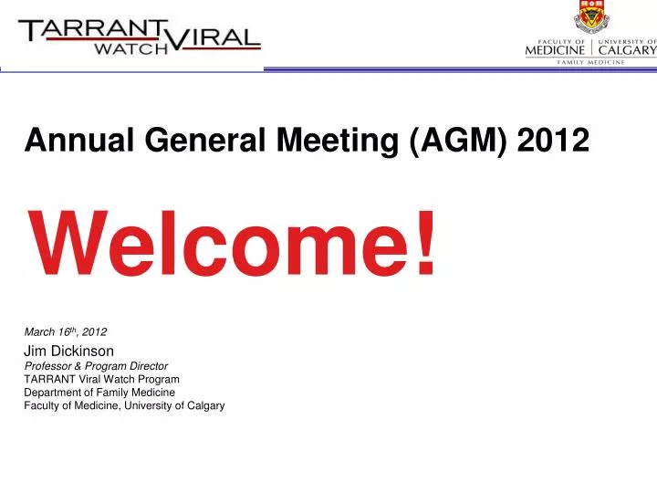 annual general meeting agm 2012