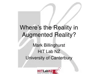 Where’s the Reality in Augmented Reality?