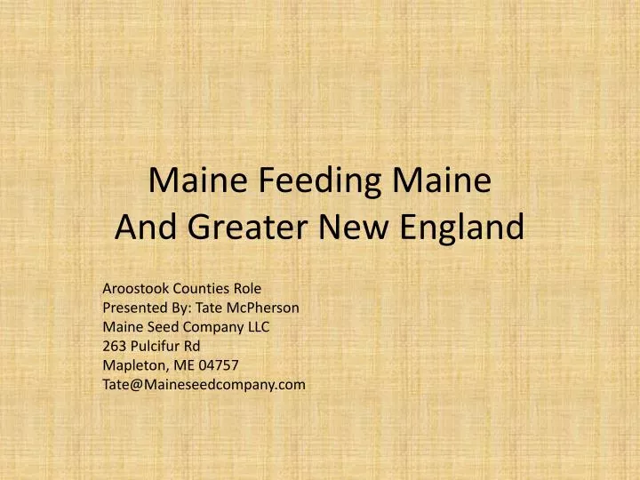 maine feeding maine and greater new england