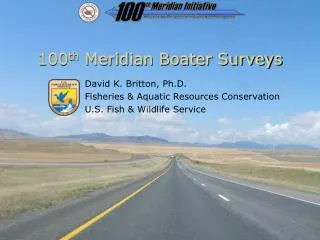 100 th Meridian Boater Surveys
