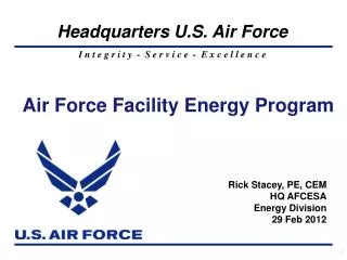 Air Force Facility Energy Program