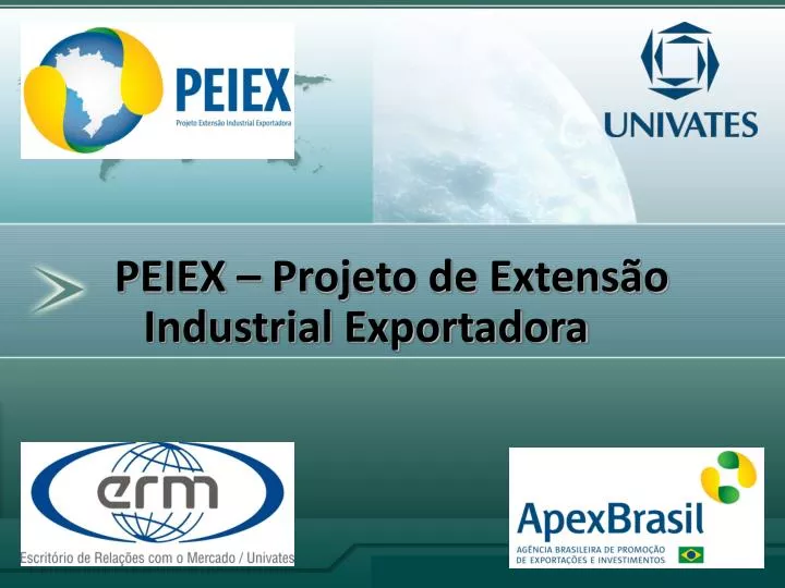 peiex projeto de extens o industrial exportadora