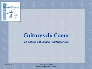 cultures du coeur la culture est un luxe partageons l