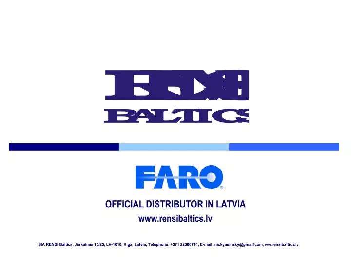 official distributor in latvia www rensi baltics lv