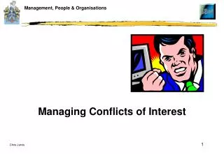 Managing Conflicts of Interest