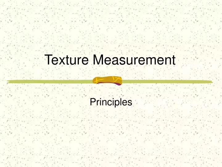 texture measurement