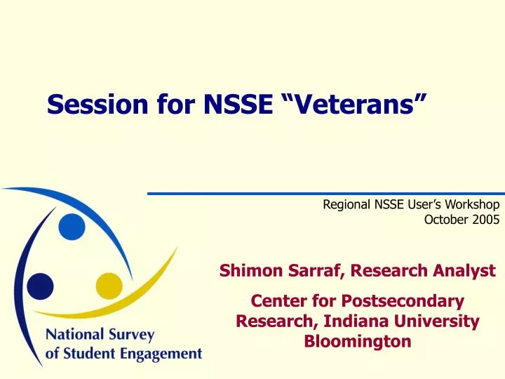 session for nsse veterans
