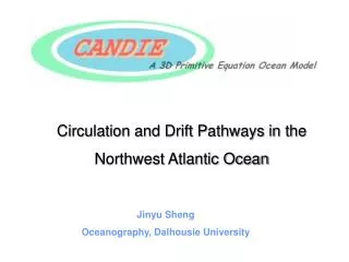 Circulation and Drift Pathways in the Northwest Atlantic Ocean