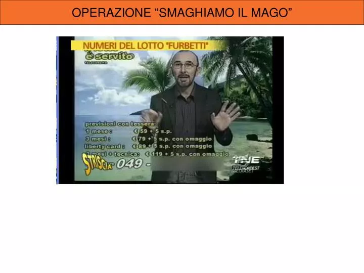 operazione smaghiamo il mago