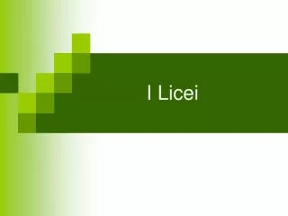 i licei