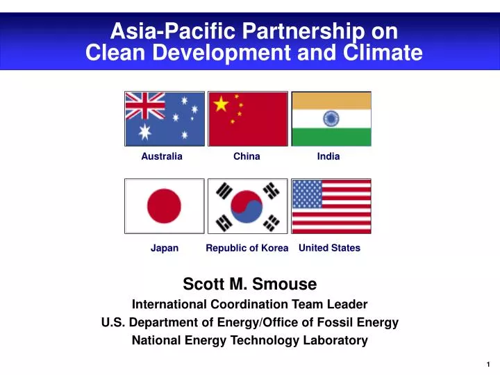 asia pacific partnership on clean development and climate