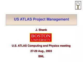 US ATLAS Project Management