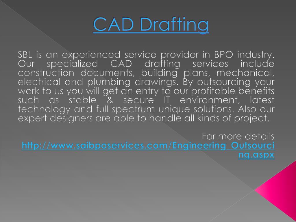 PPT - CAD Drafting Services PowerPoint Presentation, free download - ID ...