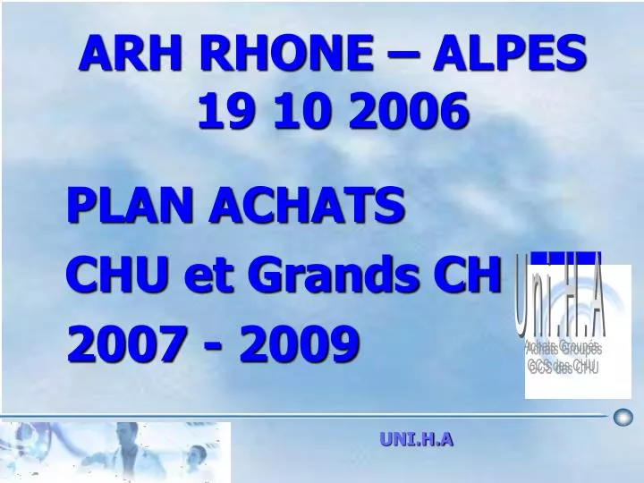 arh rhone alpes 19 10 2006