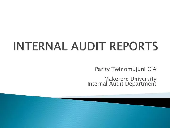 internal audit reports