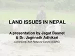 LAND ISSUES IN NEPAL - slide 1