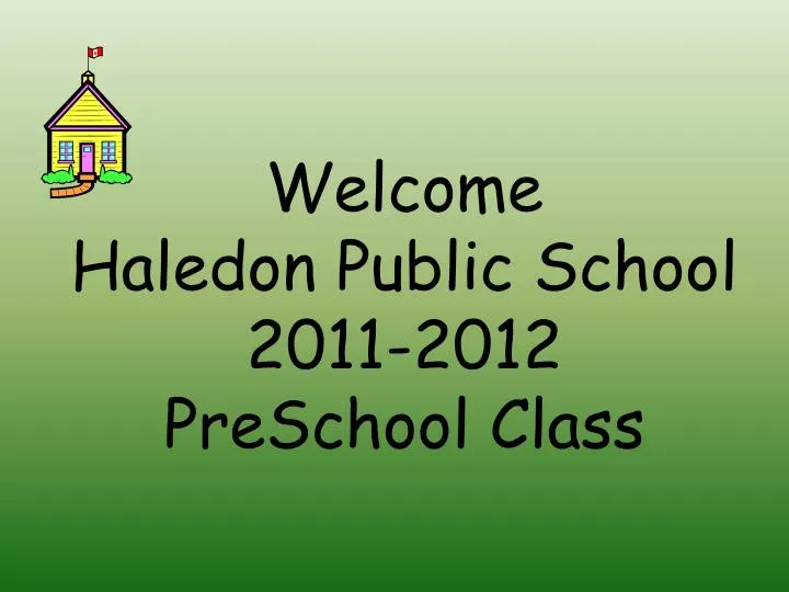 welcome haledon public school 2011 2012 preschool class