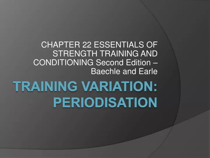 chapter 22 essentials of strength training and conditioning second edition baechle and earle