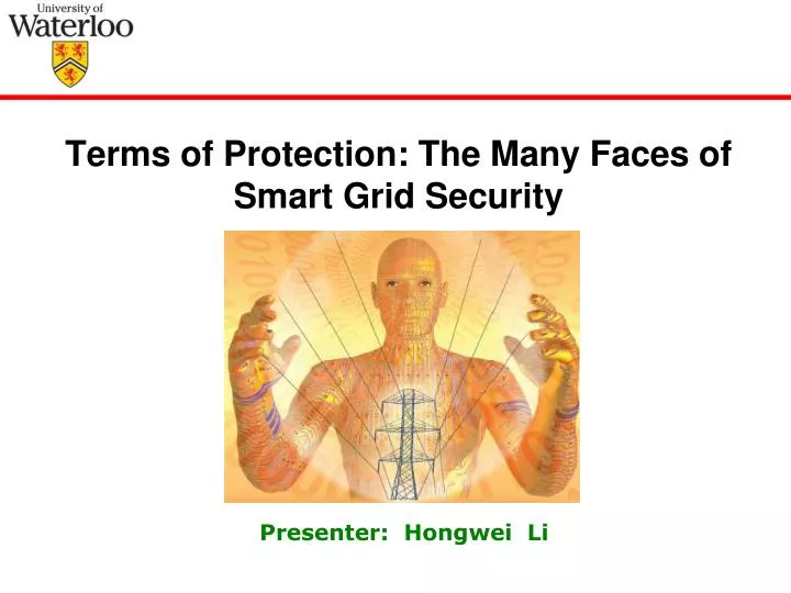 terms of protection the many faces of smart grid security