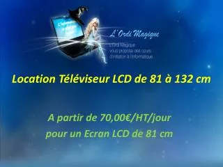 location t l viseur lcd de 81 132 cm