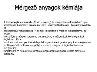 m rgez anyagok k mi ja