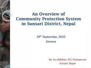 An Overview of Community Protection System in Sunsari District, Nepal