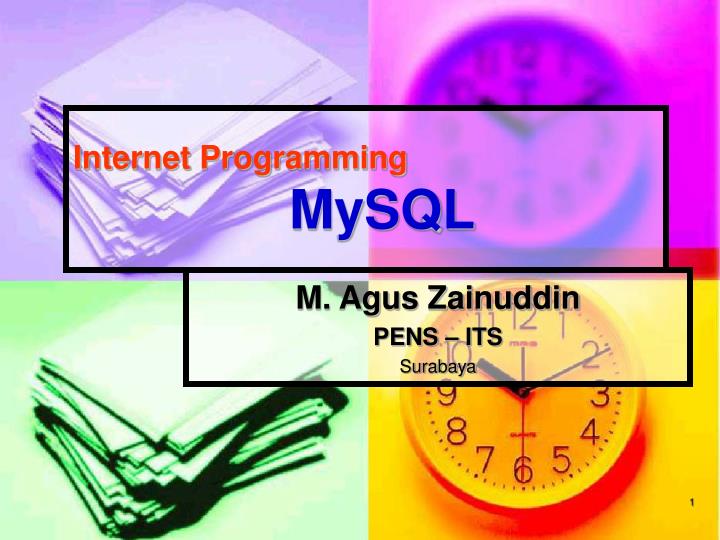 internet programming mysql