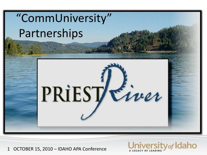 communiversity partnerships