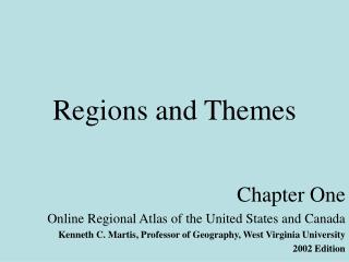 Regions and Themes