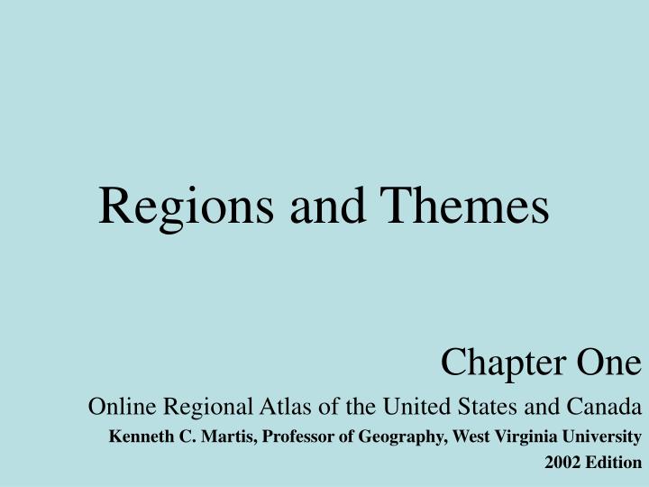 regions and themes
