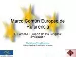 Marco Común Europeo de Referencia - slide 1
