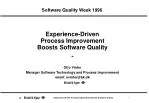 Software Quality in Development - slide 1