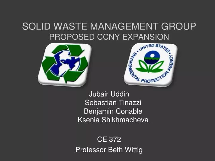 solid waste management group proposed ccny expansion