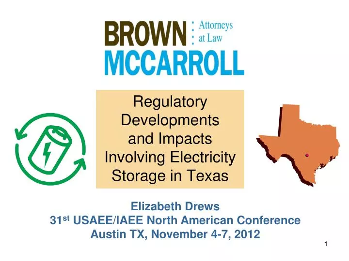 regulatory developments and impacts involving electricity storage in texas