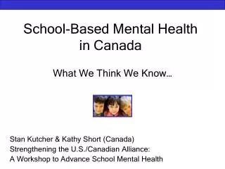 School-Based Mental Health in Canada