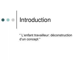 introduction