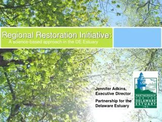 Regional Restoration Initiative: