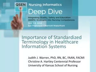 Importance of Standardized Terminology in Healthcare Information Systems