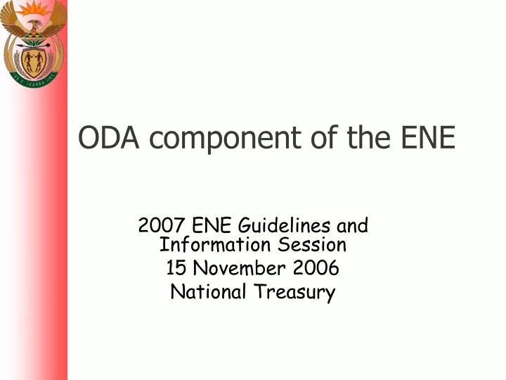 oda component of the ene