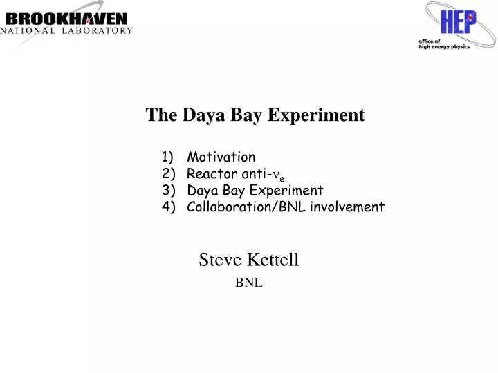 the daya bay experiment
