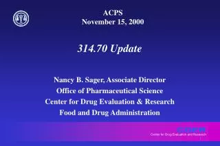 ACPS November 15, 2000