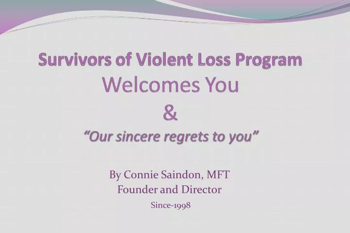 by connie saindon mft founder and director since 1998