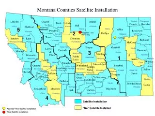 Montana Counties Satellite Installation