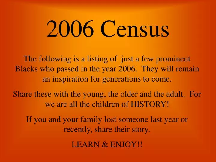 2006 census