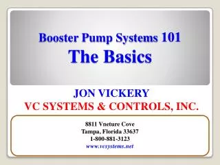 Booster Pump Systems 101 The Basics